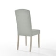 thumbnail image 2 of Castle Place Elegant 4-Piece Linen Upholstered Indoor Dining Chairs, HK Wenge, 2 of 6