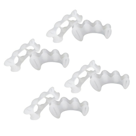 

8Pieces Pairs Toe Separators Straighteners Toenail Fixed for Yoga