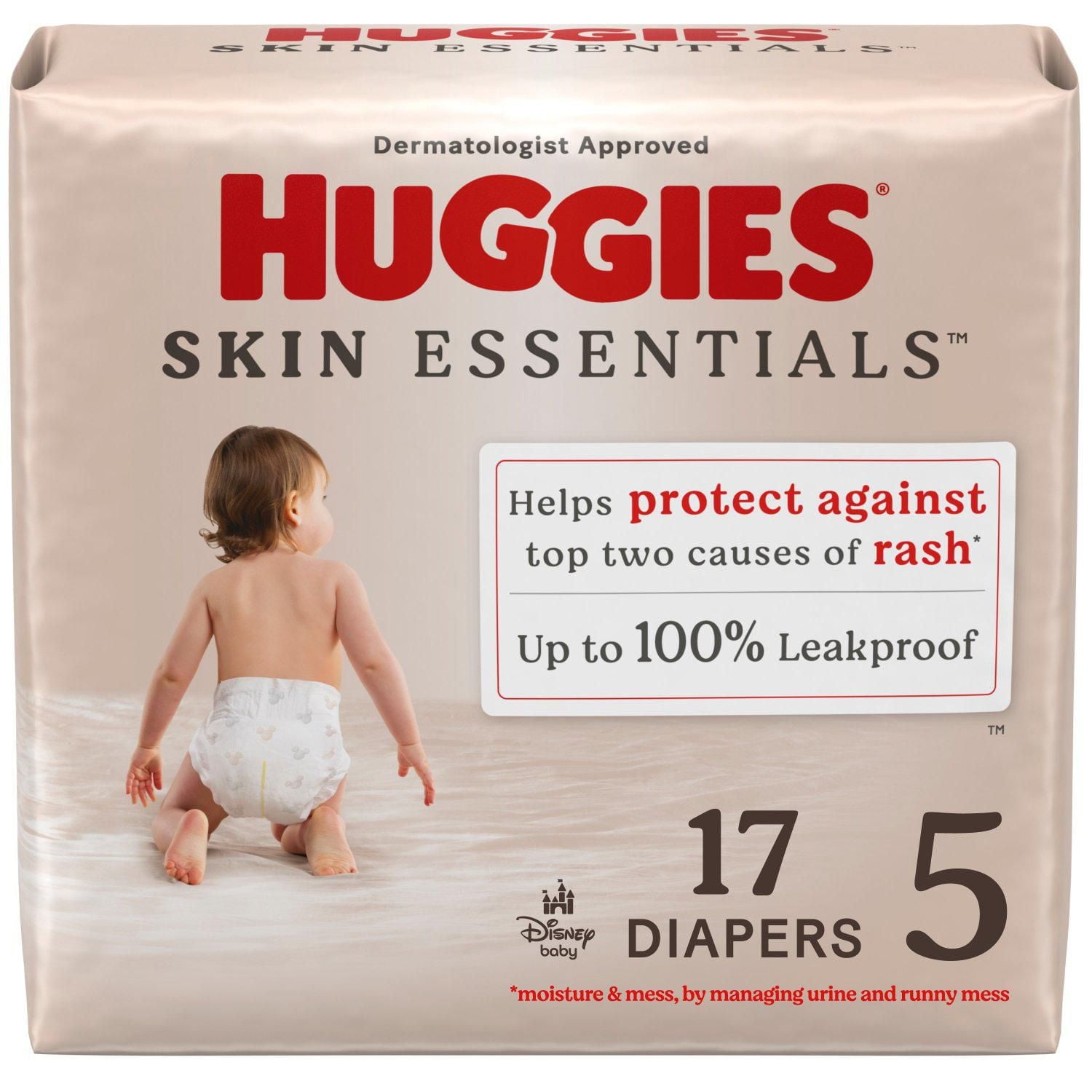Couches pour bébés Huggies Skin Essentials, Tailles: N-6
