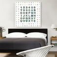 thumbnail image 2 of ARTCANVAS Fun Polka Dots Square Full Alphabet Canvas Art Print - Size: 36" x 36" (0.75" Deep), 2 of 9
