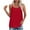Red, variant on Hvyesh Tank Top for Women Spaghetti Strap Camisole Casual Loose Scoop Neck Sleeveless Cami Top