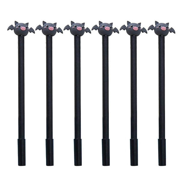 6 bolígrafos de gel para decoraciones de Halloween.