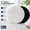 Black,White, variant on 3 Compartment Divided Dinner Plates, Portion Control Plate for Adults, Durable Yellow Dinnerware Set