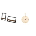 thumbnail image 1 of Estantes de pared para almacenamiento,Estantes flotantes de madera Estantes de pared de madera,Estantes de pared para almacenamiento y exhibición,Reloj de pared,Reloj de pared decorativo para, 1 of 8