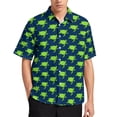 thumbnail image 3 of Blusas hawaianas con estampado 3D de tortugas marinas, camisas de playa con estampado 3D de estrellas de mar y animales para hombre, ropa de vacaciones, camisetas Y2k para hombre, 3 of 5