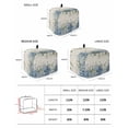 thumbnail image 2 of Blue Flowers Toaster Cover 2 Slice, Small Kitchen Appliance Covers, Green Eucalyptus Floral Country Beige Toaster Oven Cover with Loop, Bread Machine Cover Polyester Dust Cover Protection, 2 of 4