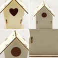 thumbnail image 3 of Kit de casita para pájaros de madera DIY timcorr 5 uds, 3 of 8