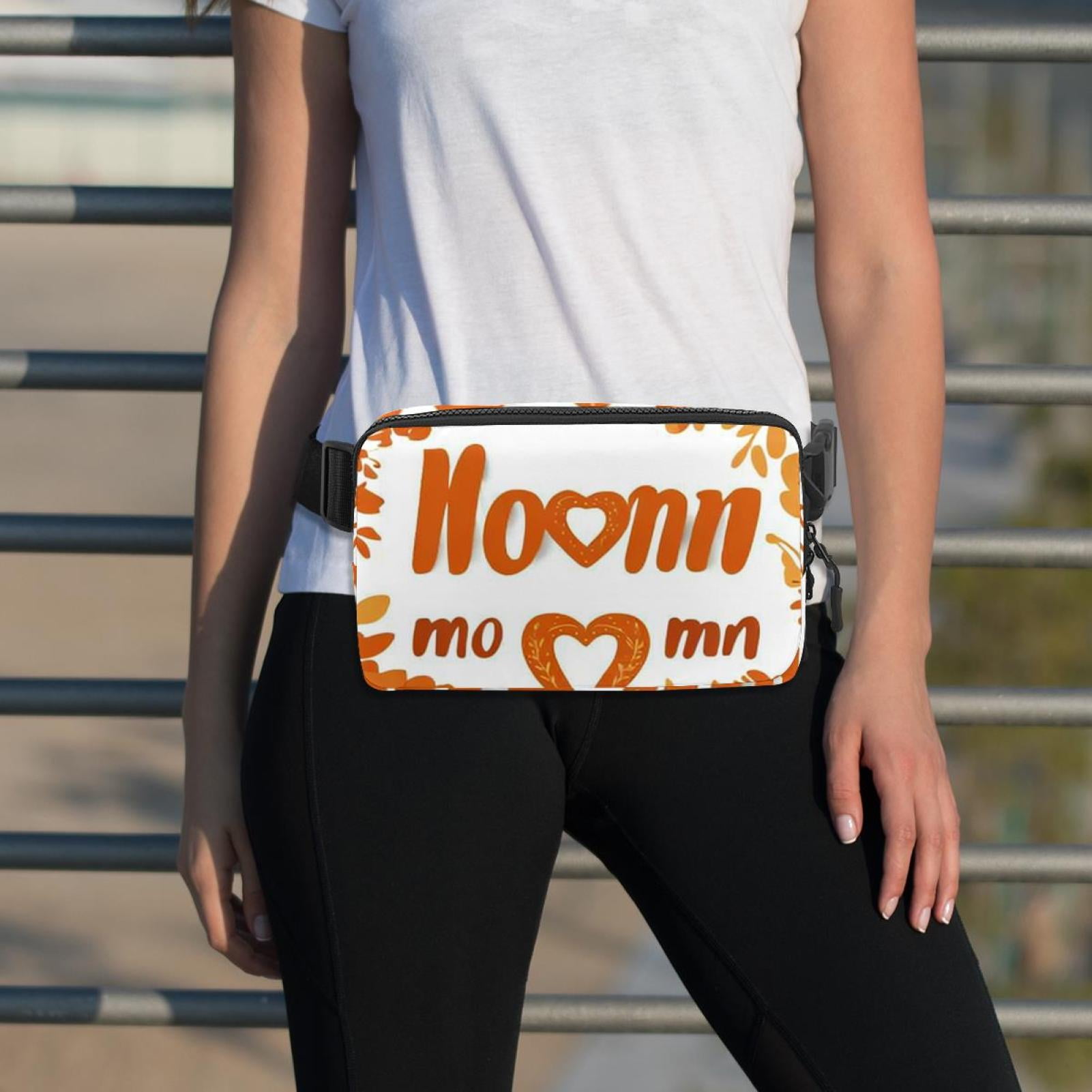 Mother's Day Running Belt Waist Packs Fanny Bag: Lightweight, Adjustable, with Extension Strap, Unisex