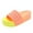 Orange, variant on OJinShaWanO Bedroom Slippers Women Memory Foam Dearfoam Summer One Word Drag Flash Drill Loose High Bottom Non Outer Wear Thick Bottom Sandals and Slippers