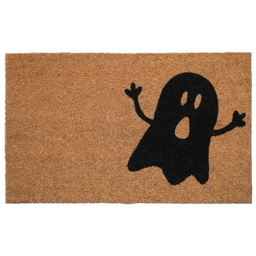 Calloway Mills 102012448 Natural & Black Ghost Doormat, 24 x 48 in.