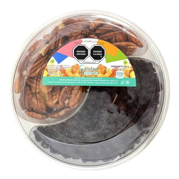 Nuez Calidad Selecta en mitades y uva pasa 225 g