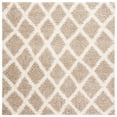 thumbnail image 6 of SAFAVIEH Layla Geometric Plush Shag Area Rug, Beige/Ivory, 3' x 5', 6 of 8