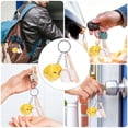 thumbnail image 1 of HONITANO 2Pcs Yellow Baseball Keychains for Bags and Backpacks with Energetic Detailed Craft, 1 of 8