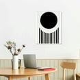 thumbnail image 2 of ONETECH Black and White Geometric Abstract Wall Art Canvas Painting 16\x20\, 2 of 4