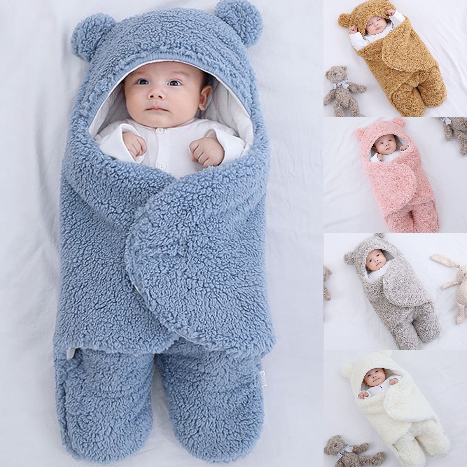 Visland Baby Swaddle Blanket | Ultra-Soft Plush Essential for Infants 0 ...