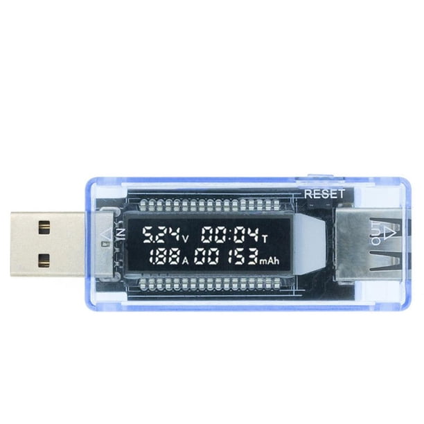 Probador Voltaje Corriente USB Digital Detector Potencia Capacidad Del Cargador