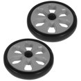 thumbnail image 4 of Raindrops 2pcs Shopping Cart Wheels Replacement Plastic Foldable Utility Trolley Wheels Heavy Duty Rolling Wheels For Grocery Cart, 4 of 8