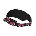 thumbnail image 2 of Gaeub Ladybug Printed Sport Sun Visor Hats ,Adjustable Empty Top Sunscreen Visor Cap for Women and Men, 2 of 7