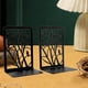 thumbnail image 3 of 2 sujetalibros de metal multifuncionales, sujetalibros decorativos para el hogar. Estilo B, 3 of 6