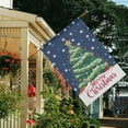 thumbnail image 3 of Merry Christmas Garden Flag Double Sided Welcome Flag Tree Santa Claus Yard Flag for Garden Lawn Farmhouse Thanksgiving Christmas Autumn Decorative Yard Flags Size, 3 of 6