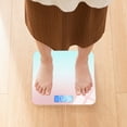 thumbnail image 6 of Weight Scale under $5! kkbbma Digital Body Weight Scale, High Precision LCD Display USB Rechargeable Bathroom Scale for Body Fat, Fitness Health Monitoring, Tempered Glass, 6 of 7