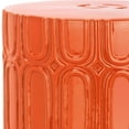 thumbnail image 2 of Safavieh Melody Lattice Indoor/Outdoor Garden Stool, Orange, 2 of 2