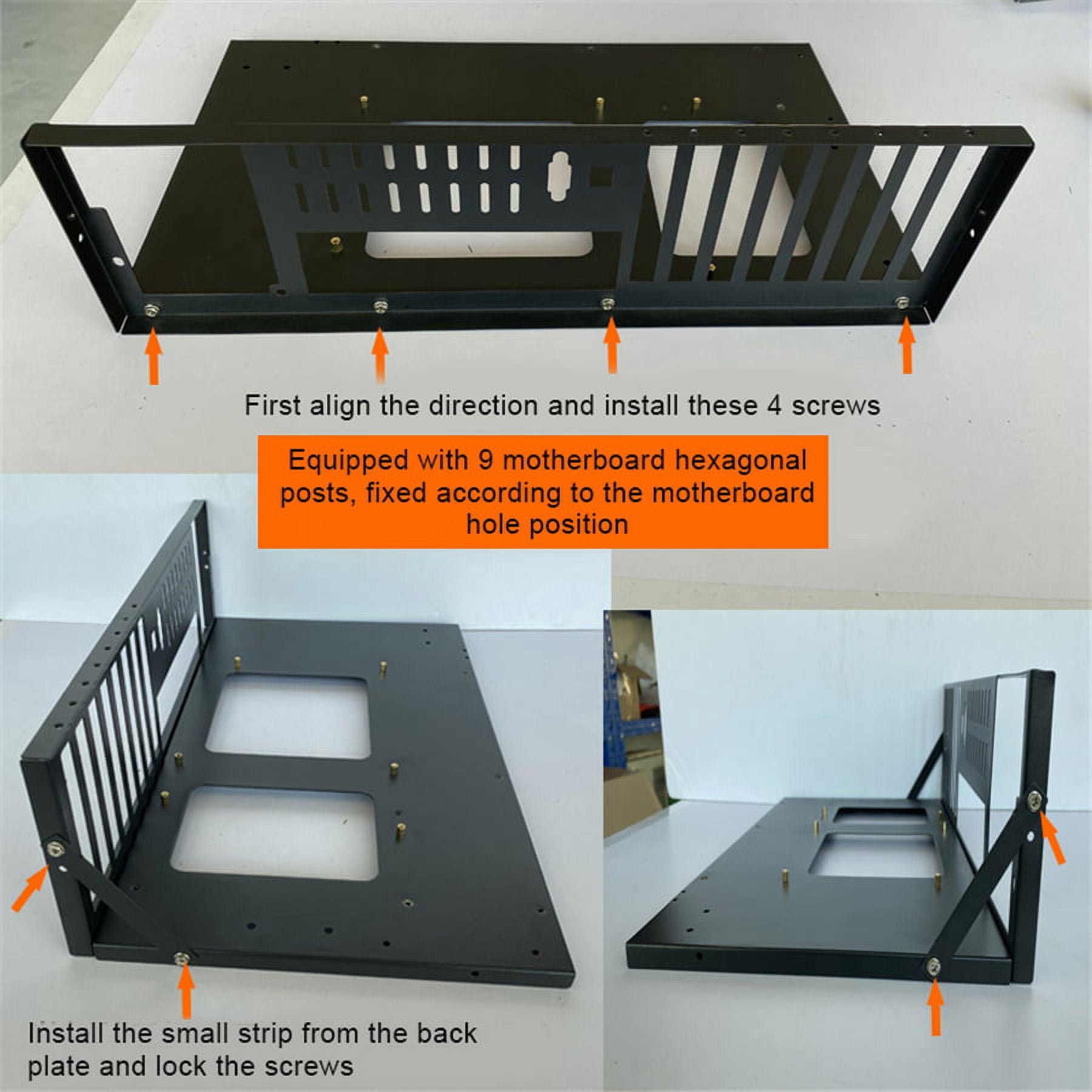 Zyutaosan Open Chassis Computer Case Motherboard Bracket Equipment Mining Rig Frame Btc