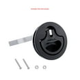 Round Flush Pull Slam for Latch for RV Boat Marine Deck Hatches Lift