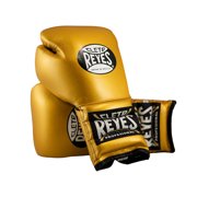 Cleto Reyes Training Gloves with Laces for Men and Women (12oz., Solid Gold)