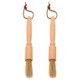 thumbnail image 1 of KAKOWELY espresso tools 2pcs Coffee Grinder Cleaning Brush Espresso Machine Cleaner Tool With Wood Handle Coffee Powder Cleaning Household Coffee Brush Multi-Function Coffee Clean Brush, 1 of 4