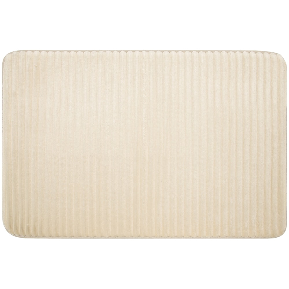 Mainstays Performance Quick Dry Memory Foam Bath Mat, Papyrus Beige, 20 in x 30 in