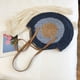 thumbnail image 1 of Bolsa Stroh Rattan Tasche gewebt Damen Sommer Messenger Bags Strand Handtasche (Blau) Likrtyny Para Estrenar, 1 of 9