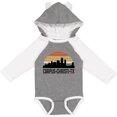 thumbnail image 3 of Inktastic Corpus Christi Texas Skyline Retro Boys or Girls Long Sleeve Baby Bodysuit, 3 of 5