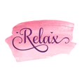 thumbnail image 1 of Sign Wall Decals for Girls Bedroom - Pink Colour Background Relax DIY & Creativity Boy Girl Bedroom Wall Sticker - Size: 20 In x 12 In, 1 of 5