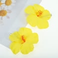 thumbnail image 5 of Unique Bargains 2 Pcs Hair Clip Grace Simulation Flower Duckbill Clip Yellow, 5 of 5