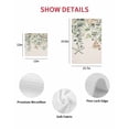 thumbnail image 7 of Green Coastal Kitchen Dish Towels for Drying Dishes Set of 2, Eucalyptus Leaves Summer Beach Starfish Rustic Waffle Weave Microfiber Hand Tea Bathroom Towels Quick Dry & Absorbent Towel 12x12, 7 of 7