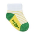 thumbnail image 6 of John Deere Toddler Boys Flat Knit Quarter Socks, 10-Pack, 6 of 11