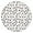 White Cow Black, variant on Gray Cow Grass Pattern Round Fitted Tablecloth with Elastic Edge,Dining Table Cover Waterproof,Outdoor Round Tablecloth for Camping,Dining,Indoor and Outdoor