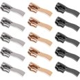 thumbnail image 1 of ZHAOCHENG Tirador de cremallera, tirador de cremallera de metal de 15 piezas, tirador de cremallera de metal, tirador de cremallera de repuesto para ropa, bolsos, abrigos, tiendas de campaña, equipaje, 1 of 5