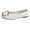 White, variant on WHLBF Shoes for Women Pointed Flat Bottomed Casual Candy Colored Work Shoes Solid Color Flower Multicolor Oversized Cloth Shoes Size 5.5