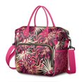 thumbnail image 1 of Boîte à Lunch Isolée Plante Tropicale Feuillue – Sac Isotherme à Double Compartiment Étanche Grande Capacité Réutilisable pour Voyage, 1 of 6