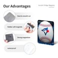 thumbnail image 3 of Toronto Baseball Refrigerator Magnet | Multi-Shape Flexible Magnetic Fridge Magnets Waterproof PET Film Durable Tct488, 3 of 6