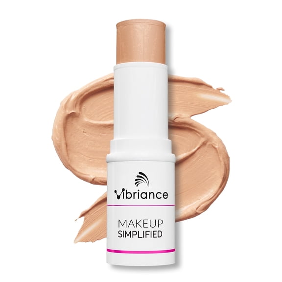 Vibriance Complexion Sticks - Foundation for Mature Skin - Sheer, Buildable Coverage Face Makeup Foundation for Older Women - 3-in-1 Base, Contour, Concealer - Natural Beige