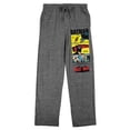 thumbnail image 6 of Batman Comic Cover Art Women's Gray Heather Sleep Pajama Pants-Medium, 6 of 7