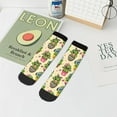 thumbnail image 7 of Pofeuu Cute Cartoon Cactus Print 30cm Socks, Adult Running Hiking Socks for Youth and Adult, 7 of 7