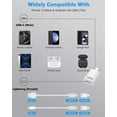 thumbnail image 6 of MoKo 2 Pack Lightn-ing Female to USB C Male Adapter Compatible with iPhone 15/15 Pro/15 Pro Max/15 Plus, iPad Pro/Air, Support Fast Charging/Data Transfer, Not for Audio/OTG, 6 of 8