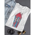 thumbnail image 3 of Classic Cup Design - Retro ICEE 'Coldest Drink In Town' Graphic Women's T-shirt, 3 of 4