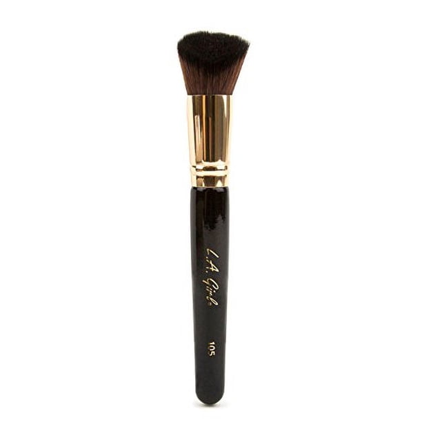 Brocha de maquillaje profesional L.A. Girl, para rostro en ángulo, 1 unidad, 1 libra