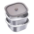 thumbnail image 4 of DOLITY Stainless Steel Colander Bowl Set Food Storage Container for Spaghetti Fruit 4600ml, 4 of 9