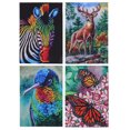 thumbnail image 1 of Bandera de jardín de pájaros, 4 piezas Bandera de jardín americana Bandera de jardín de mariposas Bandera de jardín de ciervos Milu Funcionamiento suave, 1 of 8